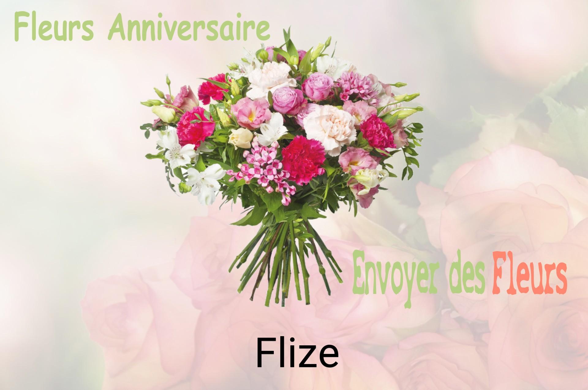Bouquet de fleurs d’anniversaire livré à Flize