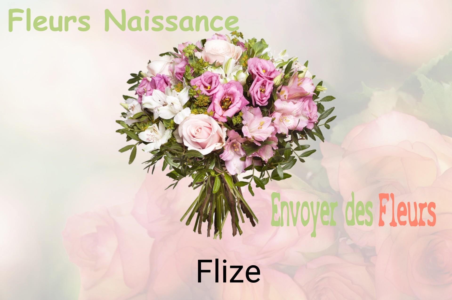 Bouquet de fleurs de naissance livré à Flize